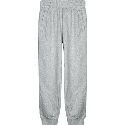 乔丹运动裤男裤束脚宽松灰色卫裤