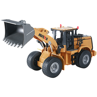 汇纳装载机552遥控推土机工程车挖掘机铲车电动模型儿童男孩玩具