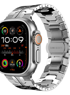 iwatch苹果不锈钢钢铁侠铠甲表带