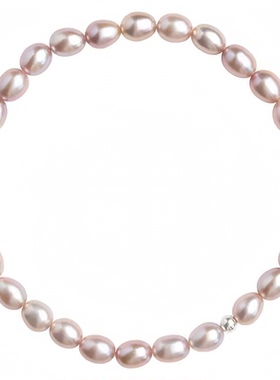 天然淡水珍珠小米珠弹力绳手链