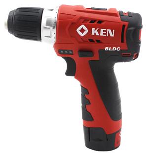 锐奇KEN无刷锂电池充电钻BL7212家用12V电动螺丝批多功能起子