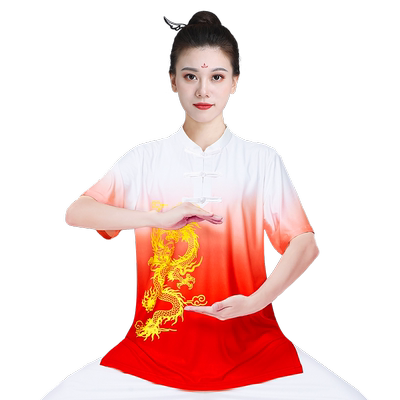 戏精亮眼！表演首选渐变龙太极服