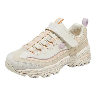 Skechers斯凯奇女童2026新款魔术贴舒适休闲运动老爹鞋319075L