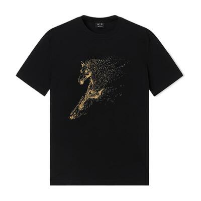 AX/阿玛尼男士纯棉圆领短袖T恤