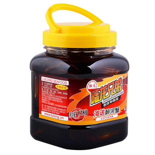 宁波特产醉蟹全母酱螃蟹陆龙兄弟海诺醉河蟹上海风味冷冻腌酱毛蟹