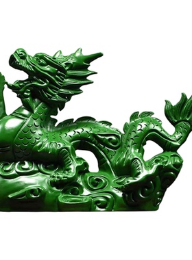 木质雕刻祥龙招财国学摆件