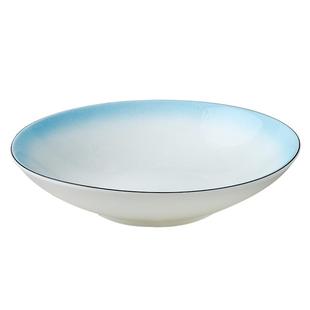 创意陶瓷喇叭斗笠盘家用菜盘汤盘家用装菜盘子沙拉盘餐厅商用餐具