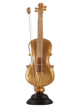 北欧小提琴萨克斯乐器音符摆件大