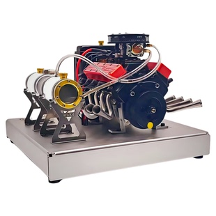 发动机拼装模型V8八缸全金属拓阳燃油微型迷你引擎机械组装玩具男