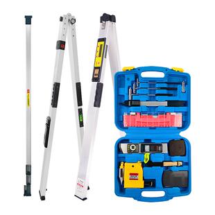 靠尺2米折叠验收两米水平尺垂直度测量仪铝合金数显电子验房工具