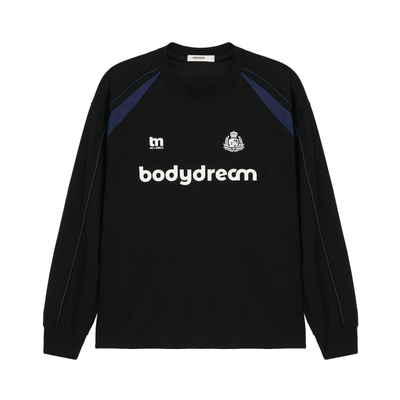 BODYDREAM速干长袖T恤女装Block Soccer Tee运动足球服套头打底衫