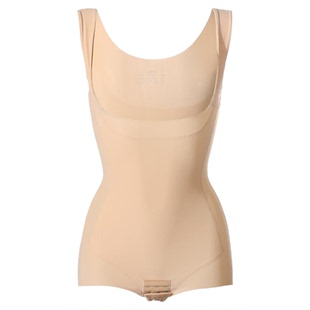 超薄无痕塑身衣夏款收腹束腰收肚子神器修身美体提臀连体束身内衣