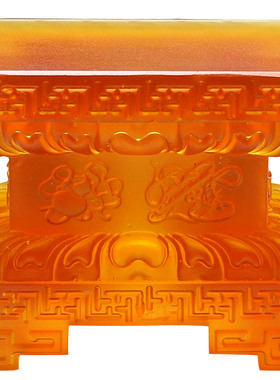 座台佛莲花底座琉璃加高摆件