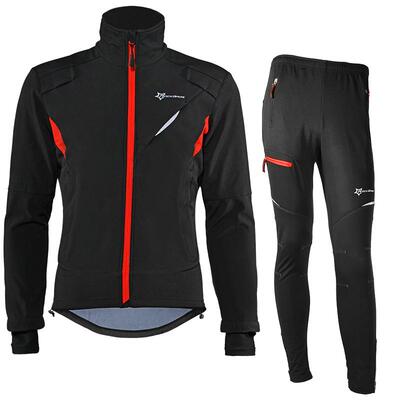 洛克兄弟秋冬季男女款保暖骑行服