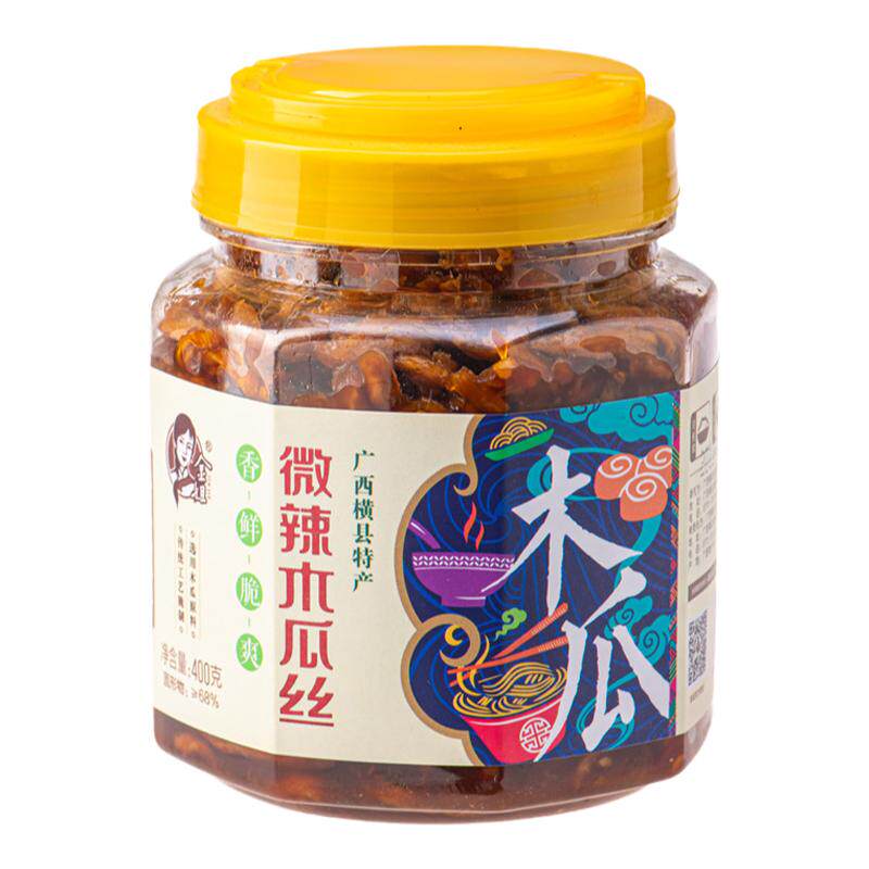 横州金姐木瓜丝酱菜瓶装下饭菜