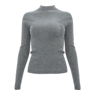 Migaino曼娅奴女装秋冬新款气质半高领针织衫上衣羊毛内搭打底衫