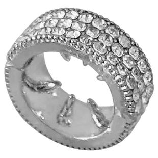 银色金属水钻发扣发夹虞书欣同款高级感洋气甜酷风刘海发夹扣发饰