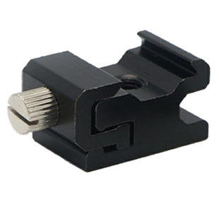 全金属相机闪光灯热靴转换器底座冷靴插座14摄38影转接螺丝支架