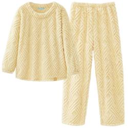 幸棉珊瑚绒睡衣保暖家居服男女款