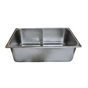 幼儿园分餐盆不锈钢分格盆食堂打菜盆熟食保温装菜盆鸳鸯锅打饭盆