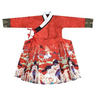 本格原创儿童汉服男童锦衣卫飞鱼服贴里明制改良套装中国风