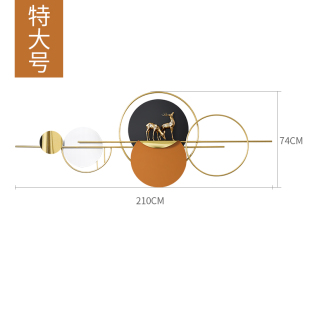 饰挂饰客厅立体金属壁挂卧室床头墙上挂件墙饰库 厂电视背景墙面装