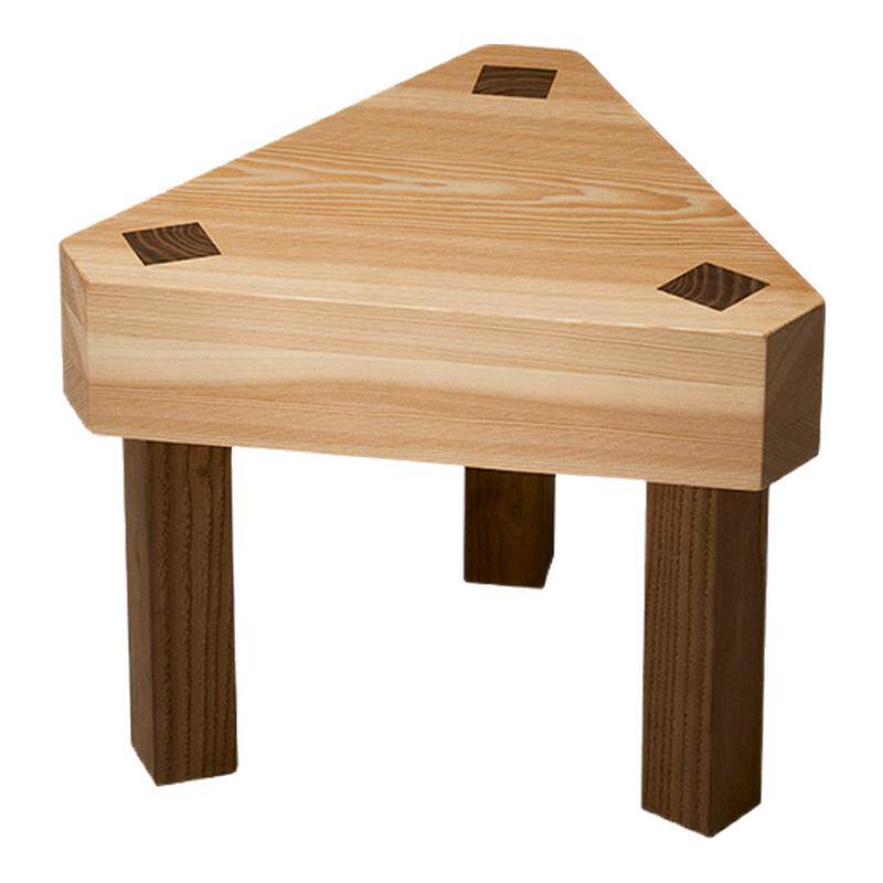 卷宗商店 | GASKA TRIO Stool 实木手工三角矮凳 家用小凳子换鞋
