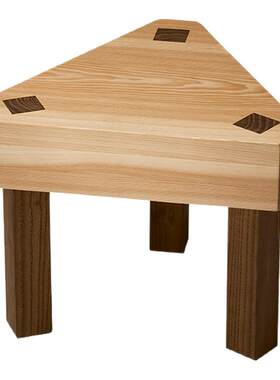卷宗商店 | GASKA TRIO Stool 实木手工三角矮凳 家用小凳子换鞋