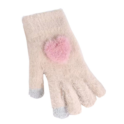 手套女冬季可触屏简约学生