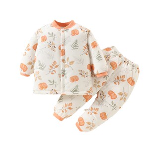 180克男童女童冬装婴儿分体套装儿童棉服宝宝衣服棉袄睡衣婴幼儿