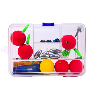 洛阳球球路滑逗钓夜光浮球钓组配件套装鲫鱼鲤鱼路亚球漂软珠配重