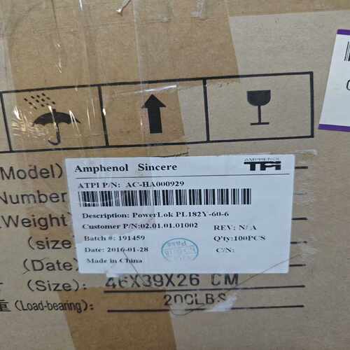 议价询价Amphenol安费诺PL182Y-60-6连接器高