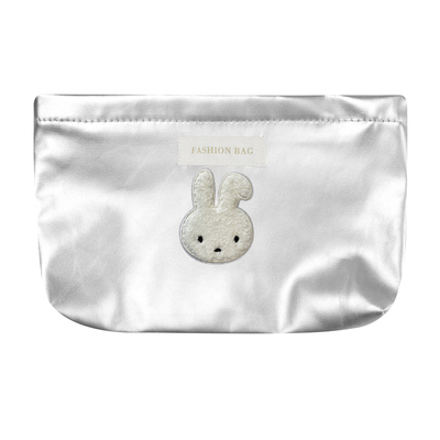 大容量便携卡通兔子亮面化妆包