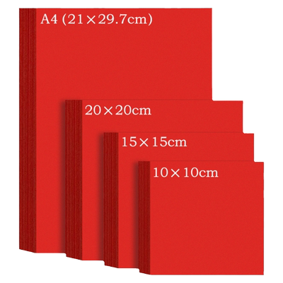 剪纸刻纸纸张鲜红薄而有韧性