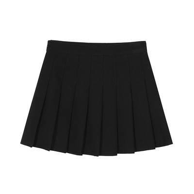 高腰显瘦A字百褶半身裙