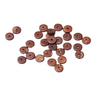 怡庆楼 天然椰壳隔片 佛珠手串椰壳配件 椰壳算盘珠垫片隔片