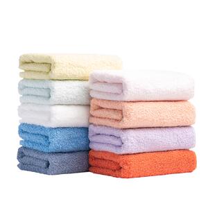 棉田毛巾纯棉洗脸巾全棉家用手巾吸水小方巾面巾3条不易掉毛专用