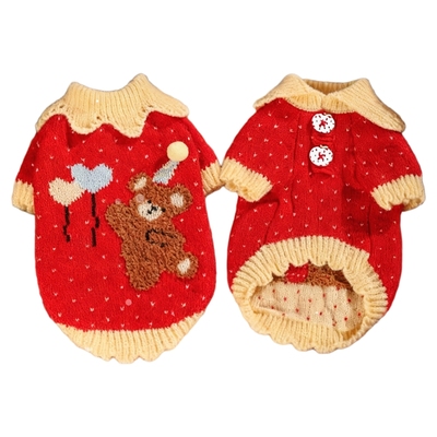 猫咪衣服新年喜庆毛衣