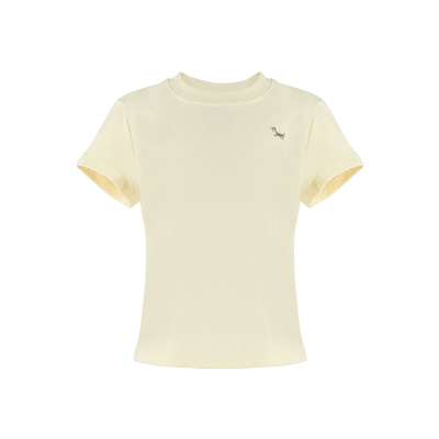 aaaaxbbb小狗牌牌多色棉t恤