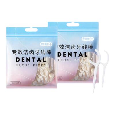 舒客牙线超细高分子家庭装