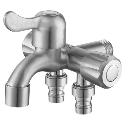 一进三出洗衣机水龙头阳台拖把池