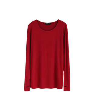 套指长袖莫代尔棉舞蹈上衣女中国古典舞舞蹈练功服瑜珈集训演出服