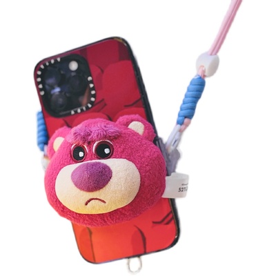 52TOYS草莓熊手机挂绳