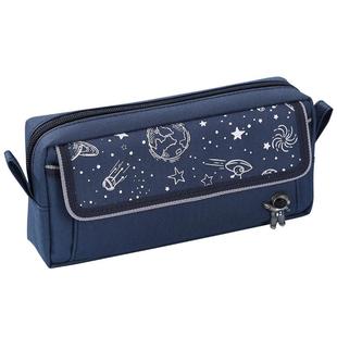 本星文具盒笔袋男孩款高初中小学生大容量2025新款宇航员流行男女孩款酷潮铅笔盒英伦风防水静音文具用品