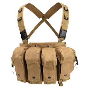 战术背心肚兜军迷AK胸挂携行装备多功能作战马甲快拆子弹带配件袋