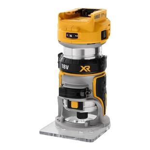 得伟修边机木工电动雕刻机20V无刷锂电多功能木铣开槽机DCW600B