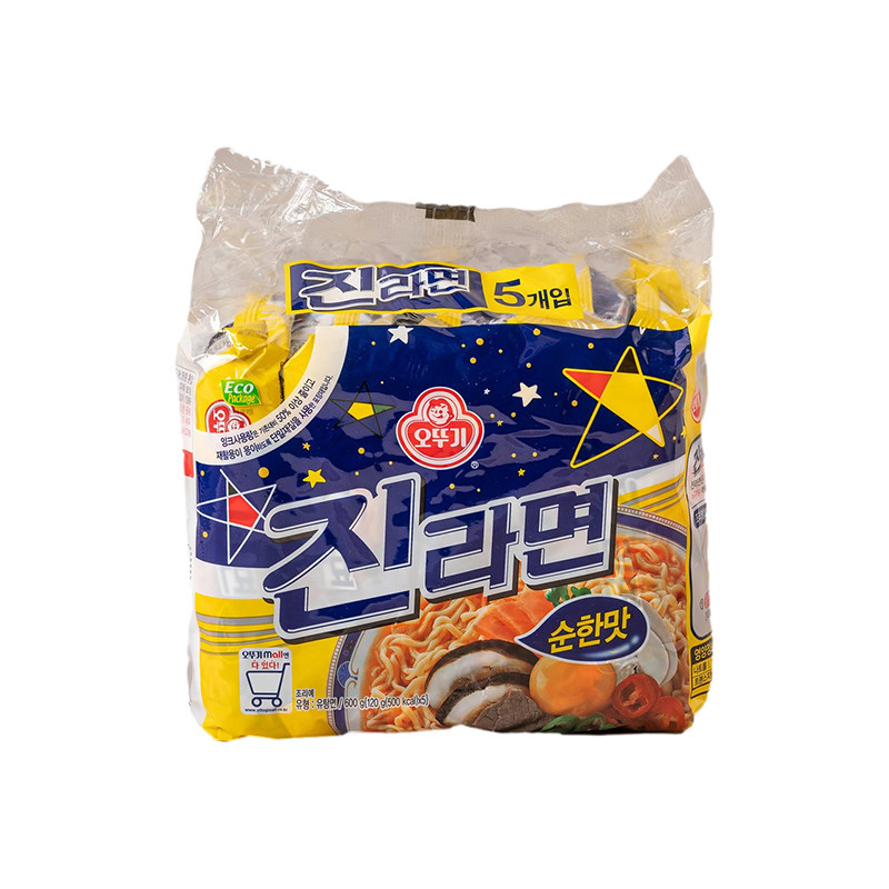 不倒翁金拉面原味五连包金硕珍荐