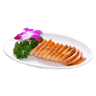 福建闽南特产小吃彩蛋鸭皮卷皮蛋卷即食鸡皮卷酒店宴席特色菜冷盘