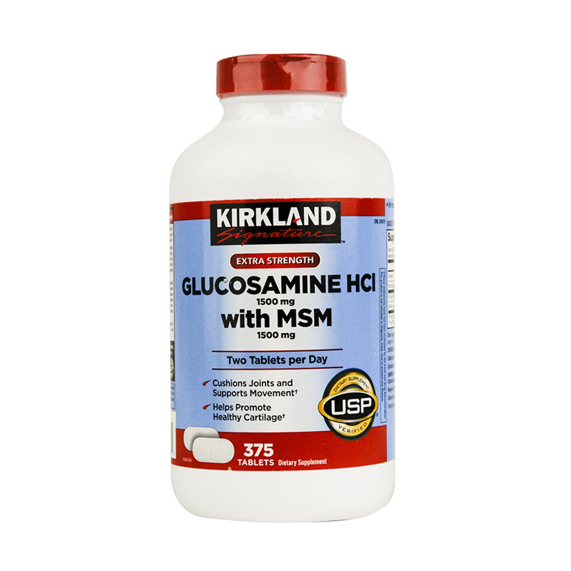Kirkland Glucosamine 维骨力HCL 1500mg 375粒现货