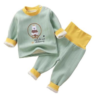 宝宝加绒保暖衣秋冬季